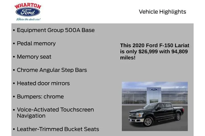 $26999 : Ford F-150 2020 4x2 Lariat 4 image 6