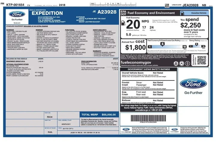 $26292 : Ford Expedition 2018 4x2 XLT image 6