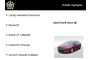 $12500 : Ford Fusion 2016 SE 4dr Seda thumbnail