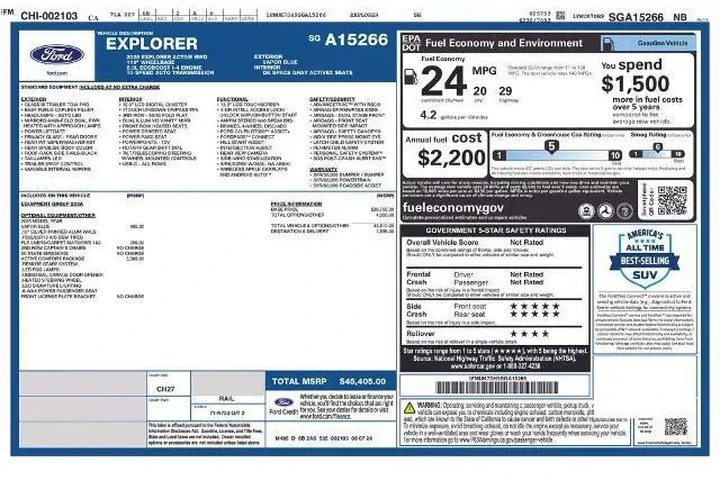 $40000 : Ford Explorer 2025 Active 4d image 3