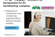 Recepcionista aire acon compan en Fort Lauderdale
