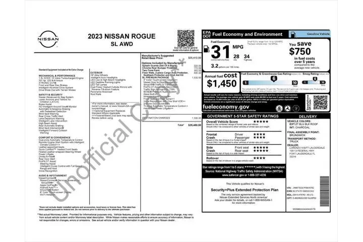 $21446 : Nissan Rogue 2023 AWD SL 4dr image 4