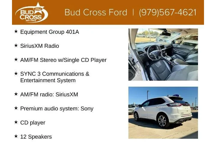 $19459 : Ford Edge 2018 AWD Sport 4dr image 4
