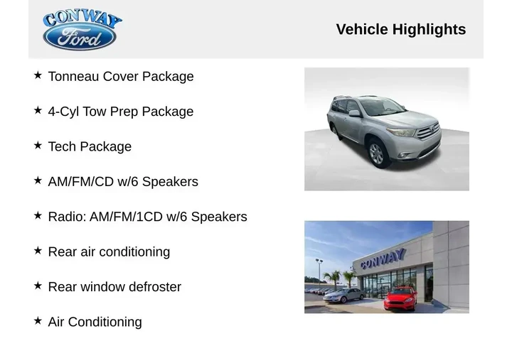 $12498 : Toyota Highlander 2011 SE 4d image 8