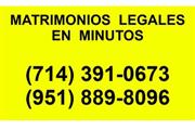 MATRIMONIO LEGAL EN MINUTOS en Ventura