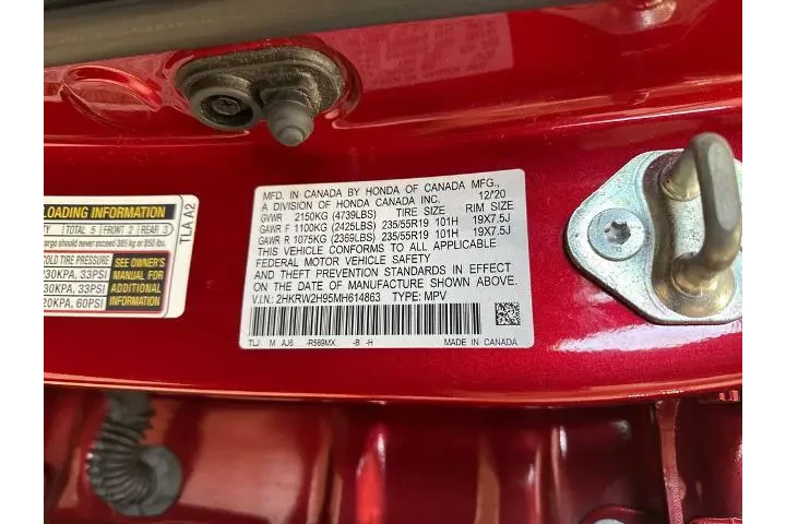 $27499 : Honda CR-V 2021 AWD Touring image 10