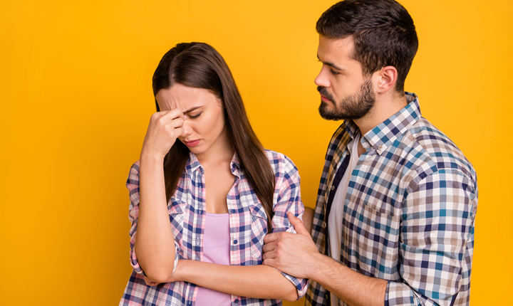 Pareja en etapa de perdón