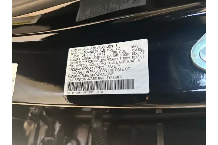 $38276 : Honda Pilot 2023 AWD EX-L 4d image 10