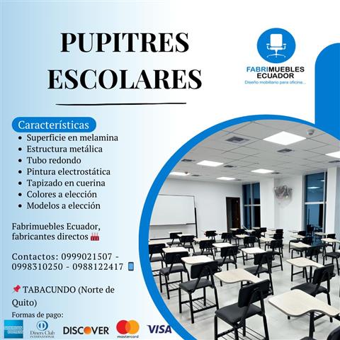 $1 : PUPITRES ESCOLARES image 1