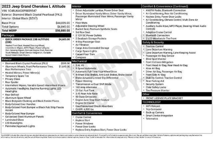 $33000 : Jeep Grand Cherokee L 2023 4 image 3