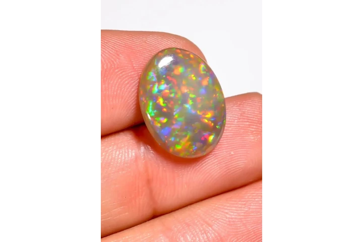 3.5CT Brown Ethiopian Opal Cab image 1