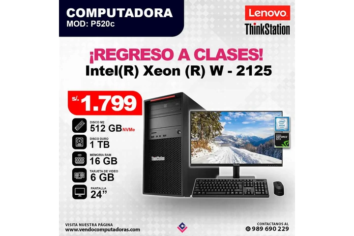 Computadora Intel Xeon W-2124 image 4