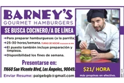 BARNEY'S GOURMET HAMBURGERS en Los Angeles