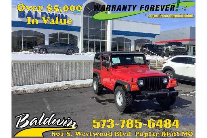 $10950 : Jeep Wrangler 2006 SE 2dr SU image 1
