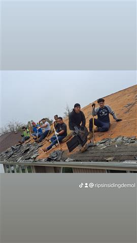 Rip siding roof Demolition image 3