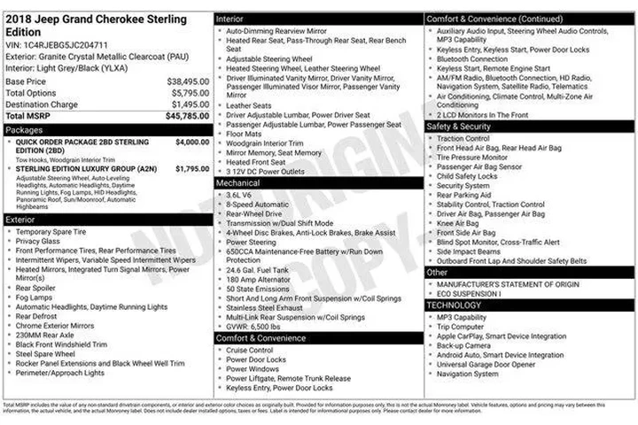 $18996 : Jeep Grand Cherokee 2018 4x2 image 9