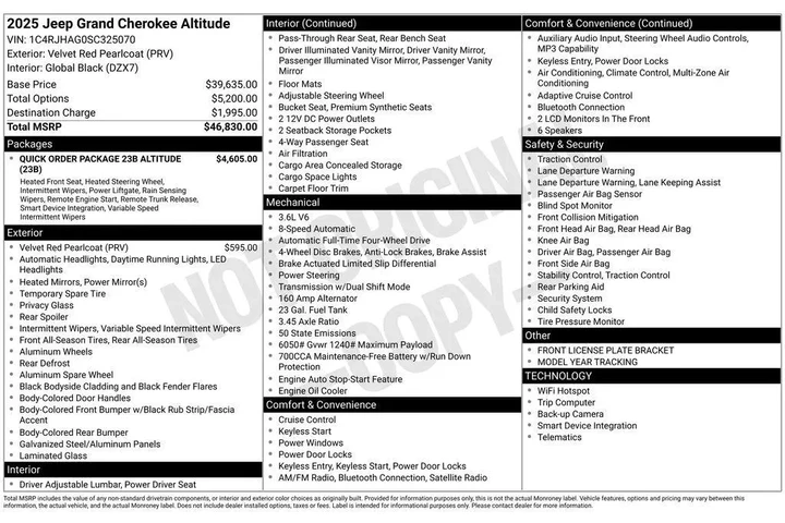 $36287 : Jeep Grand Cherokee 2025 4x4 image 4