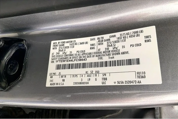 $28241 : Ford F-150 2020 4x4 XL 4dr S image 8