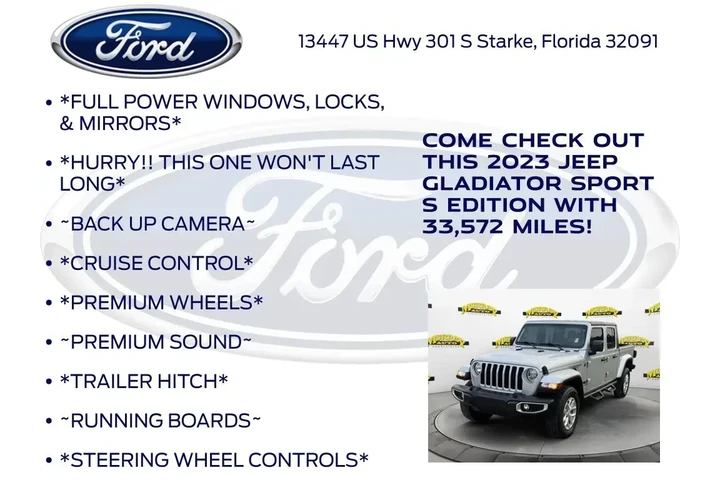 $28955 : Jeep Gladiator 2023 4x4 Spor image 10