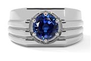 Blue Sapphire Ring for Men en Jersey City