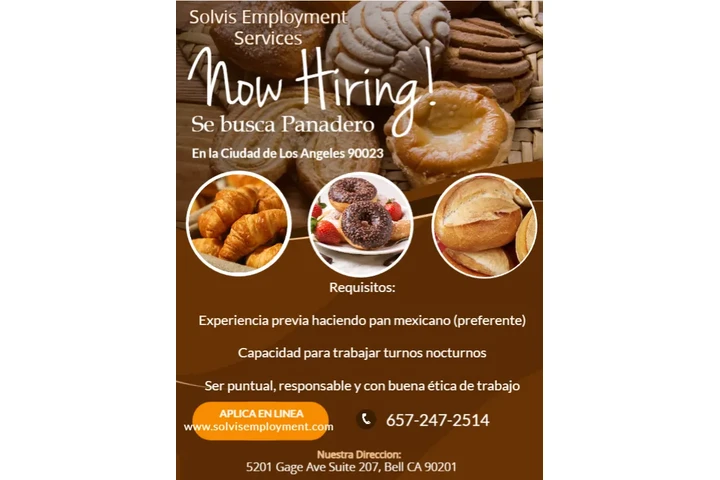 Trabajo de Panadero image 1