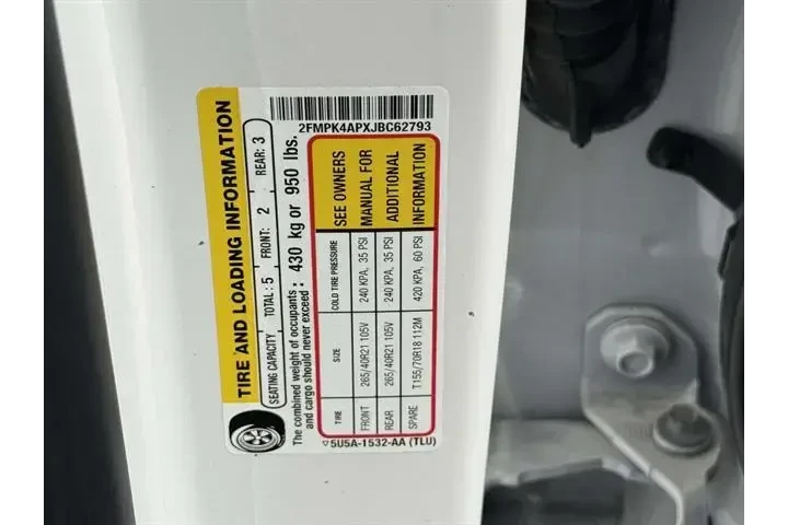 $16364 : Ford Edge 2018 AWD Sport 4dr image 8