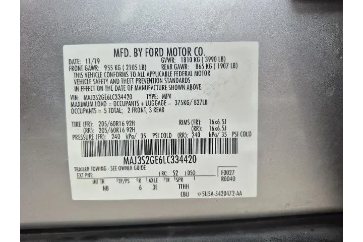 $14981 : Ford EcoSport 2020 SE 4dr Cr image 6