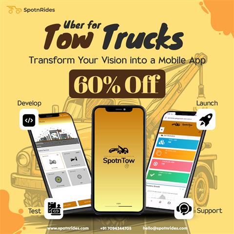 Uber For Tow Truck |SpotnRides image 1