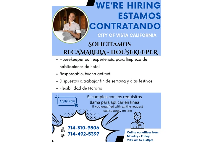 Se solicita recamarera Hotel image 1
