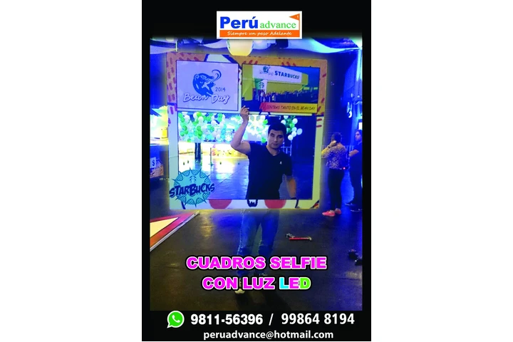 CUADRO SELFIE  CON LUZ "LED image 6