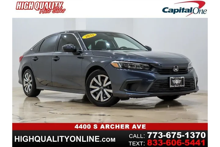 $21995 : Honda Civic 2022 LX 4dr Seda image 1