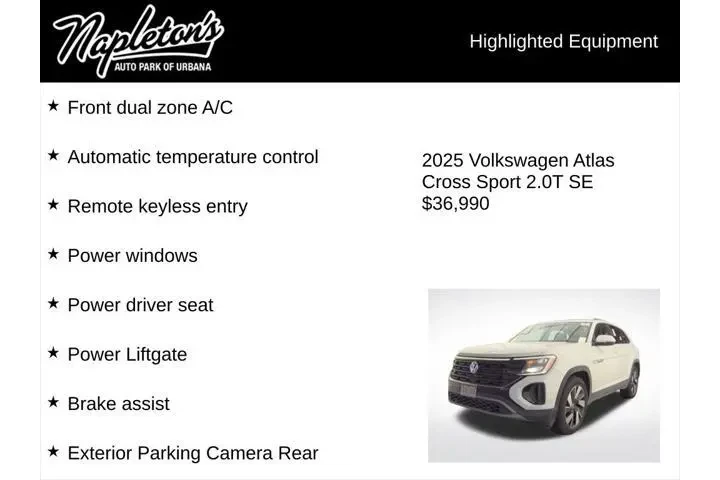 $36990 : Volkswagen Atlas Cross Sport image 3