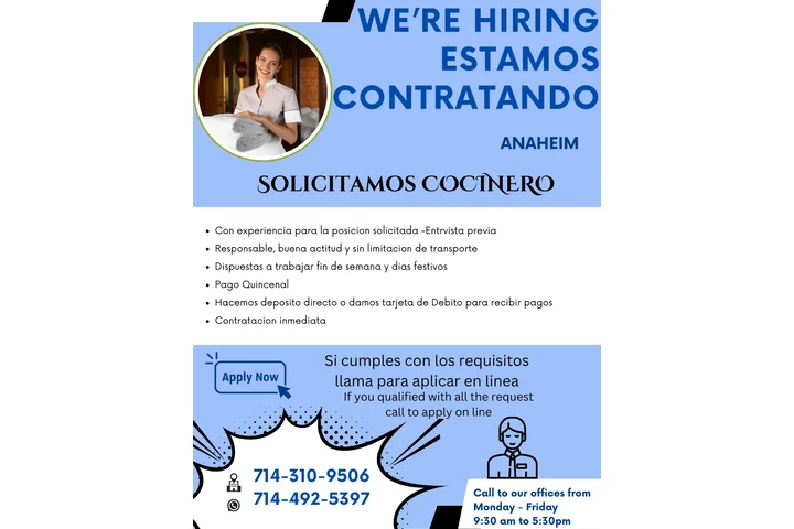 Solicitamos un Cocinero image 1