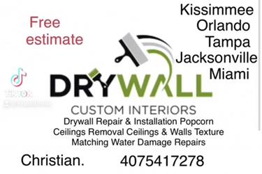 Drywall repair en Orlando