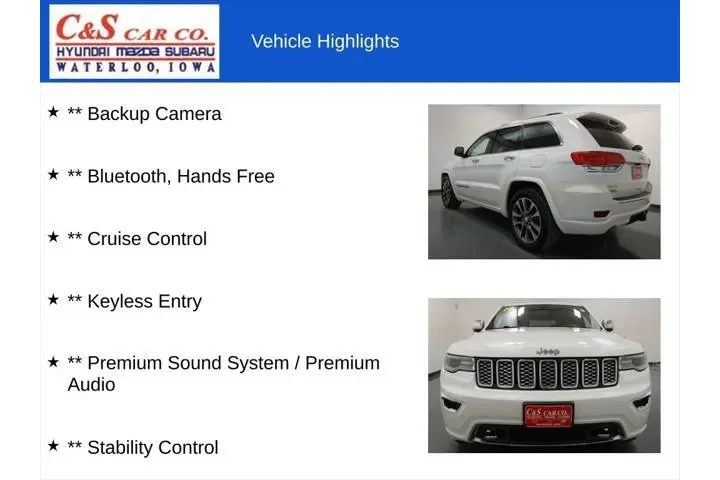 $19900 : Jeep Grand Cherokee 2018 4x4 image 7