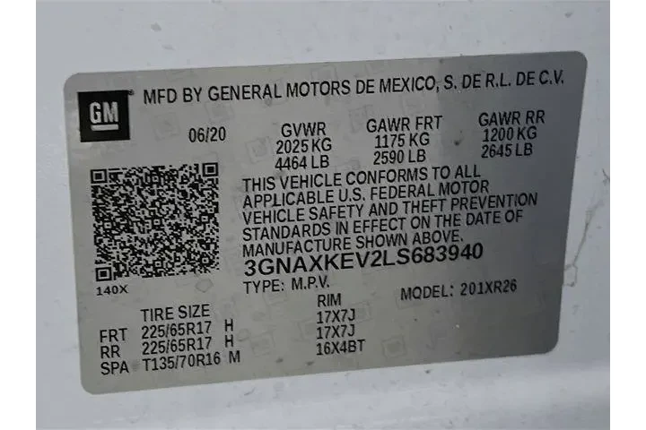 $19975 : Chevrolet Equinox 2020 LT 4d image 9