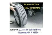 SOLICITO LLANTERO💲900/semana en Los Angeles
