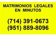 MATRIMONIO LEGAL EN MINUTOS en Los Angeles