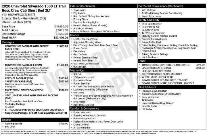 $38585 : Chevrolet Silverado 1500 202 image 2