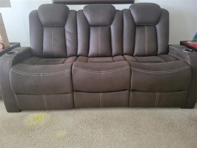 $1400 : Sofa y butaca reclinable elèct image 2