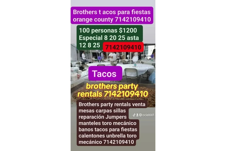 Taquizas Domicilio 7142109410 image 6