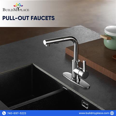 Pull-Out Kitchen Faucets image 1