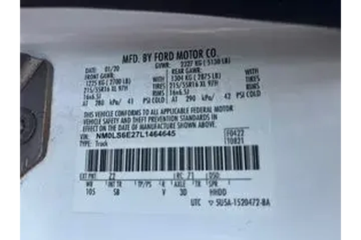$27950 : Ford Transit Connect 2020 XL image 6