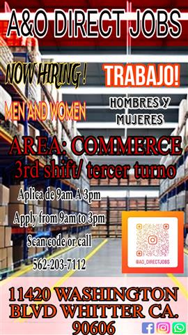 3rd shift/3rd turno Commerce image 1