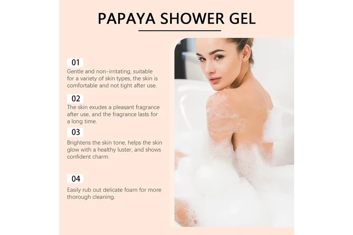 OceAura Papaya Shower Gel image 3
