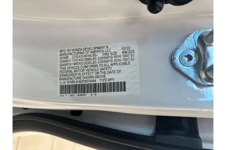 $36989 : Honda Odyssey 2023 Touring 4 image 10