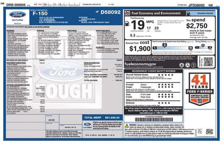 $29995 : Ford F-150 2018 4x4 King Ran image 7