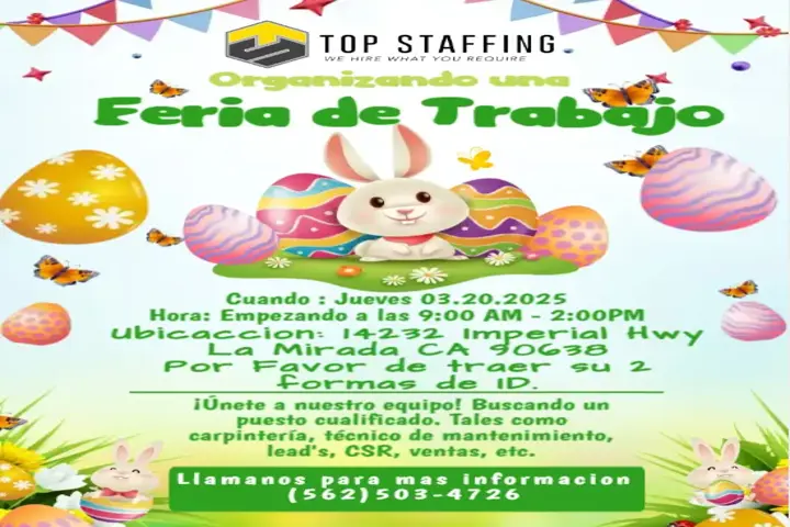 ¡FERIA DE TRABAJO! image 1