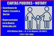 █►📌CARTAS PODER►NOTARY PUBLIC en Los Angeles