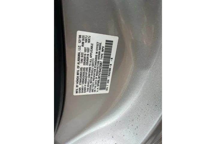$5000 : 2007 Odyssey EX-L w/DVD image 3